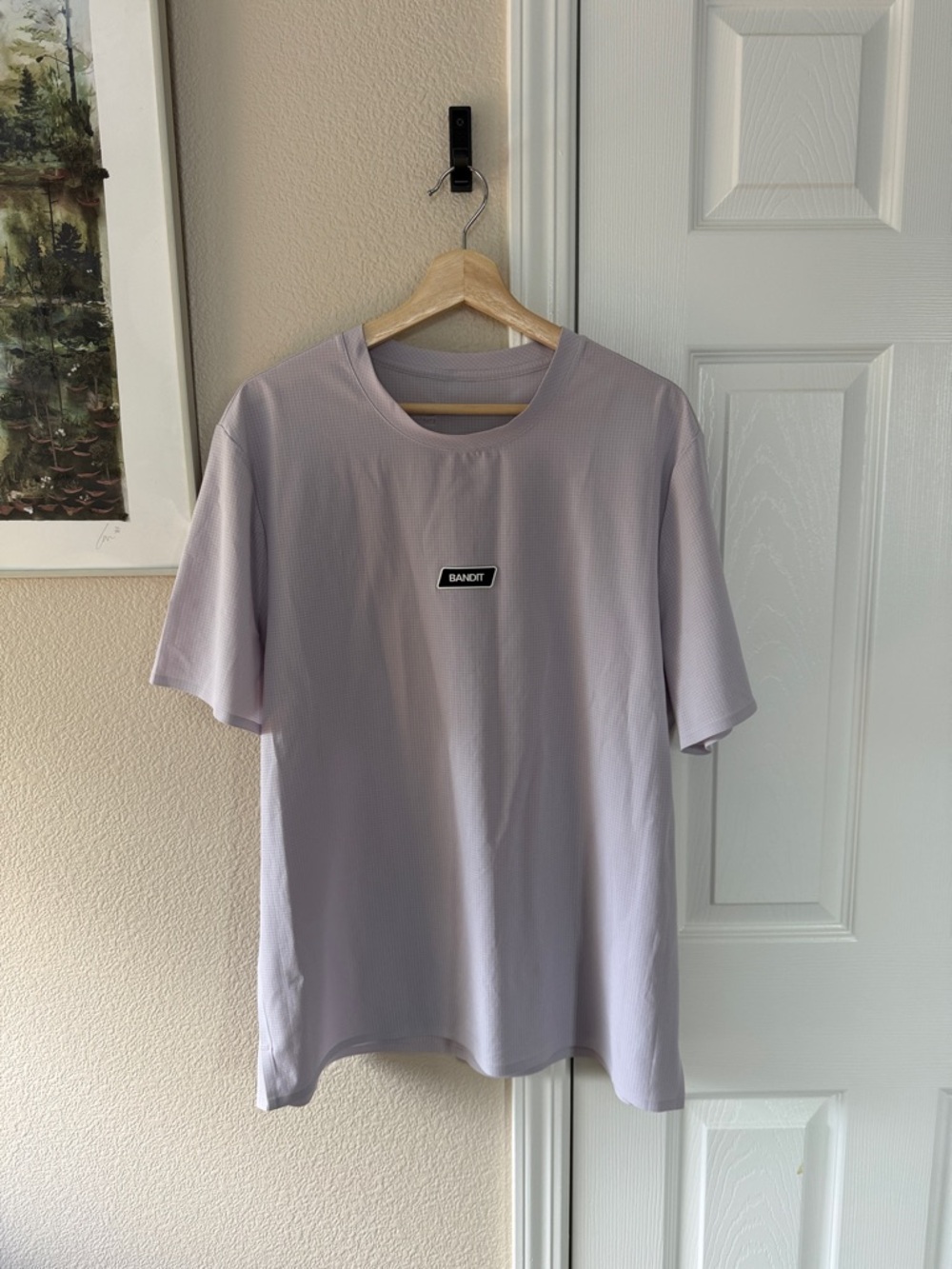 Men's Lavender Bandit Running Crew Neck T-Shirt